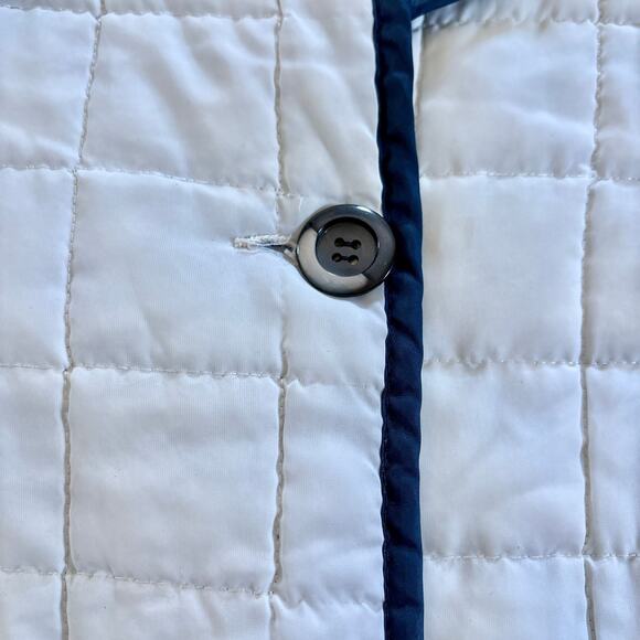 Vintage 70s White Bear of St. Paul Womens White Quilted Jacket Nylon Parka Retro - Picture 6 of 16
